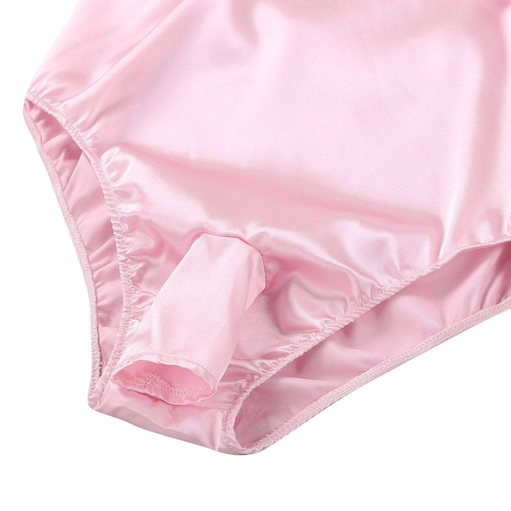 Satin Bodysuit for Crossdressers - Style 7 - Image 9