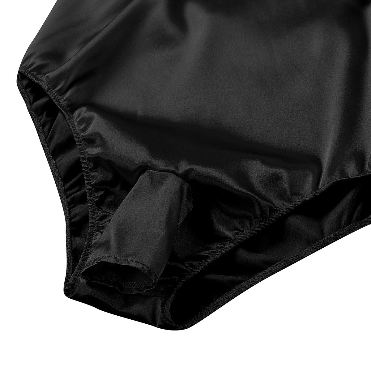 Satin Bodysuit for Crossdressers - Style 7 - Image 43