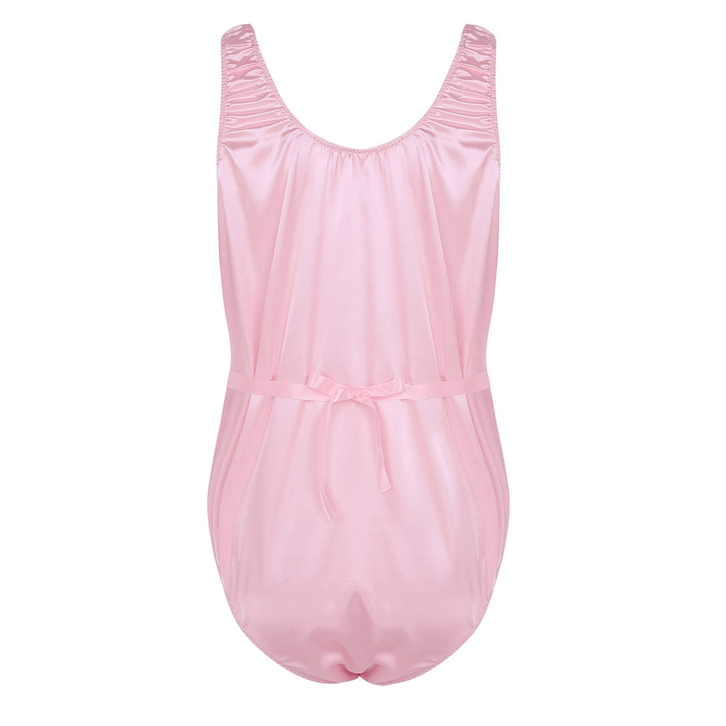 Satin Bodysuit for Crossdressers - Style 5 - Image 11