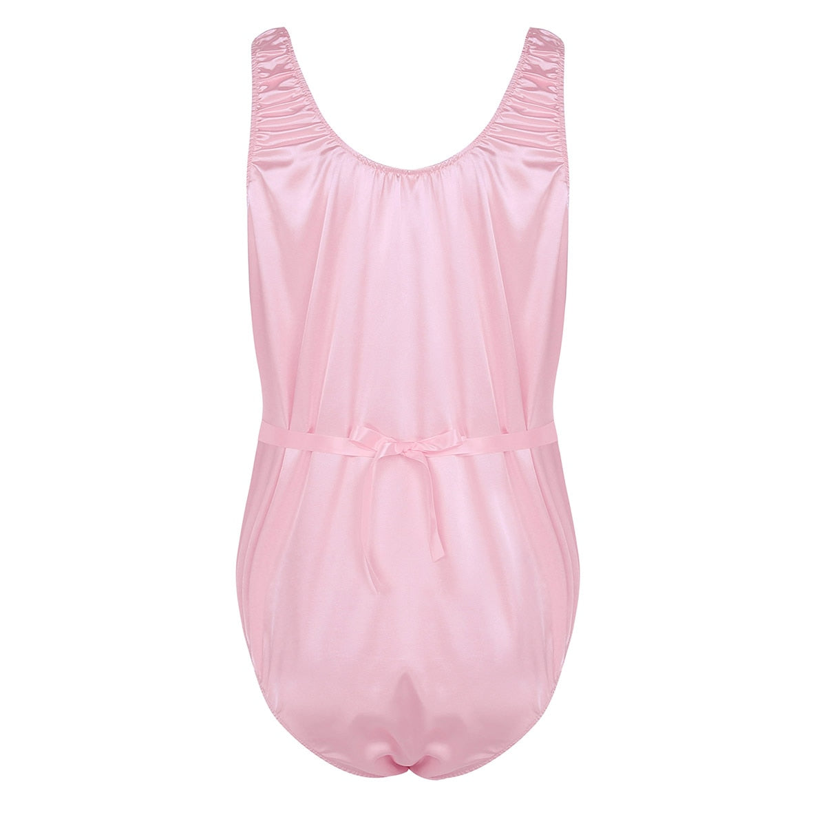 Satin Bodysuit for Crossdressers - Style 5 - Image 11