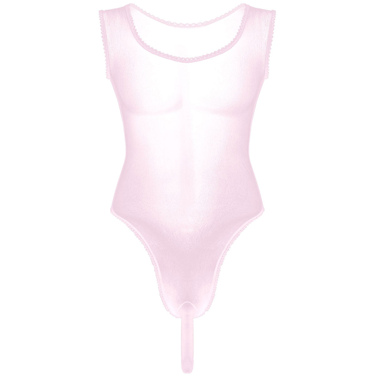 Satin Bodysuit for Crossdressers - Style 3 - Image 2