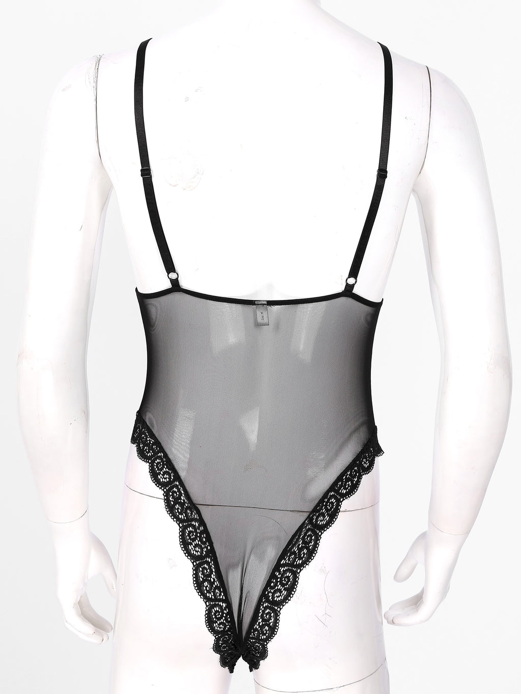 Satin Bodysuit for Crossdressers - Style 2 - Image 11