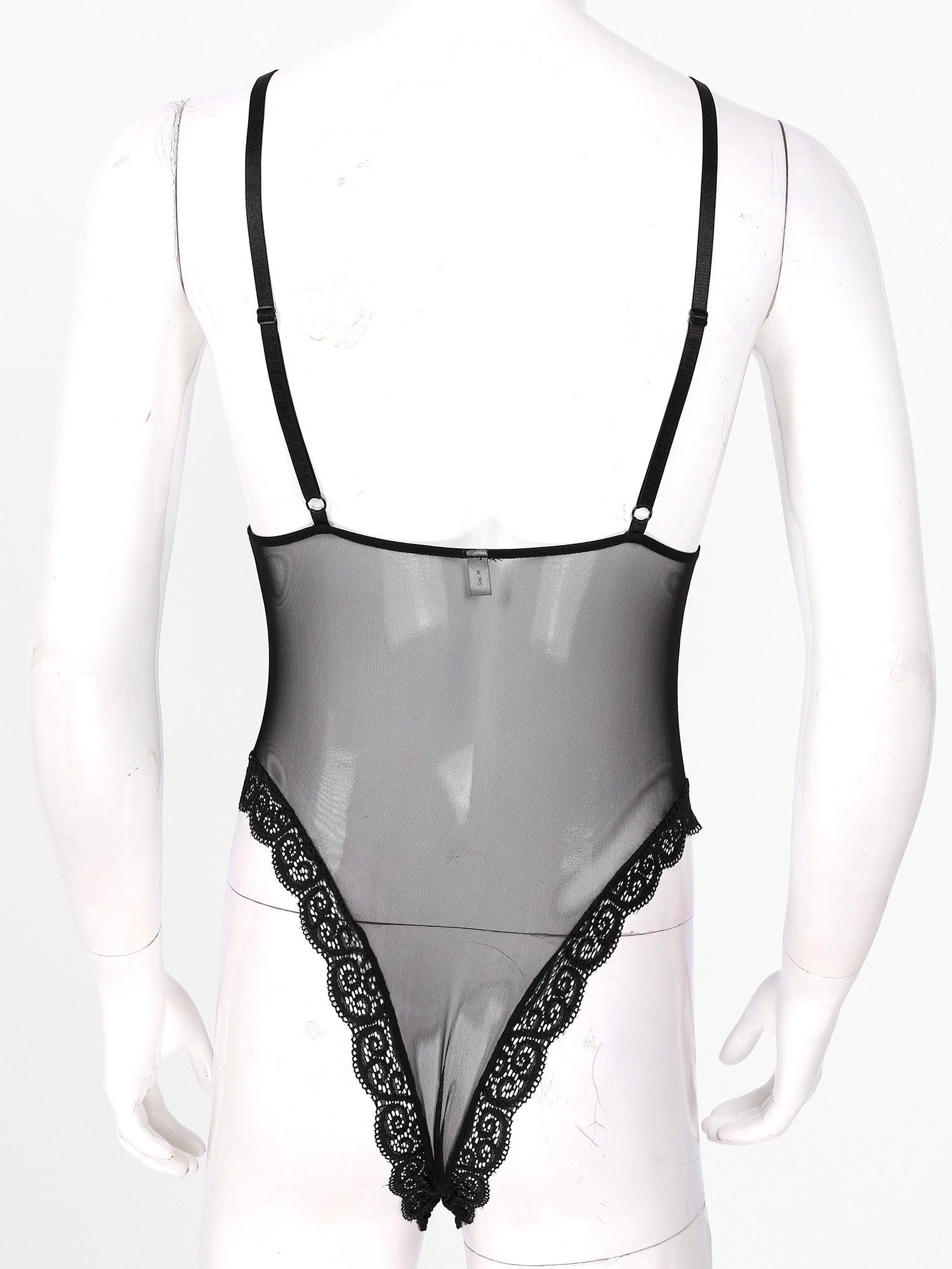 Satin Bodysuit for Crossdressers - Style 2 - Image 11