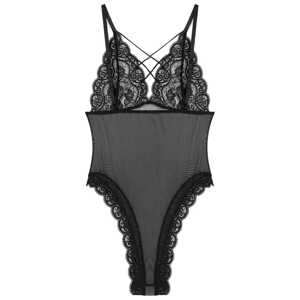 Satin Bodysuit for Crossdressers - Style 2 - Image 13