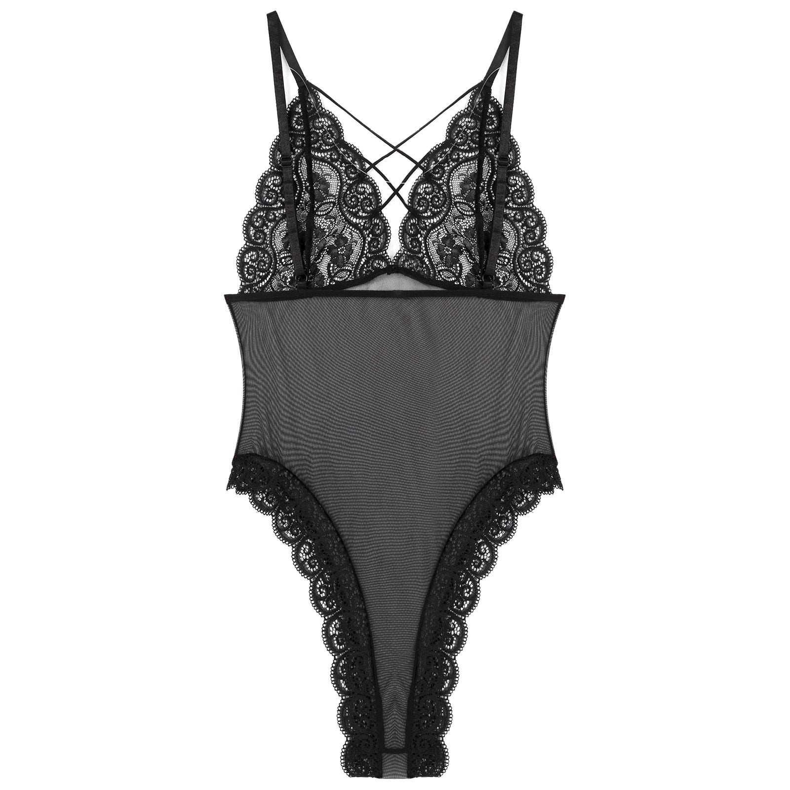Satin Bodysuit for Crossdressers - Style 2 - Image 13