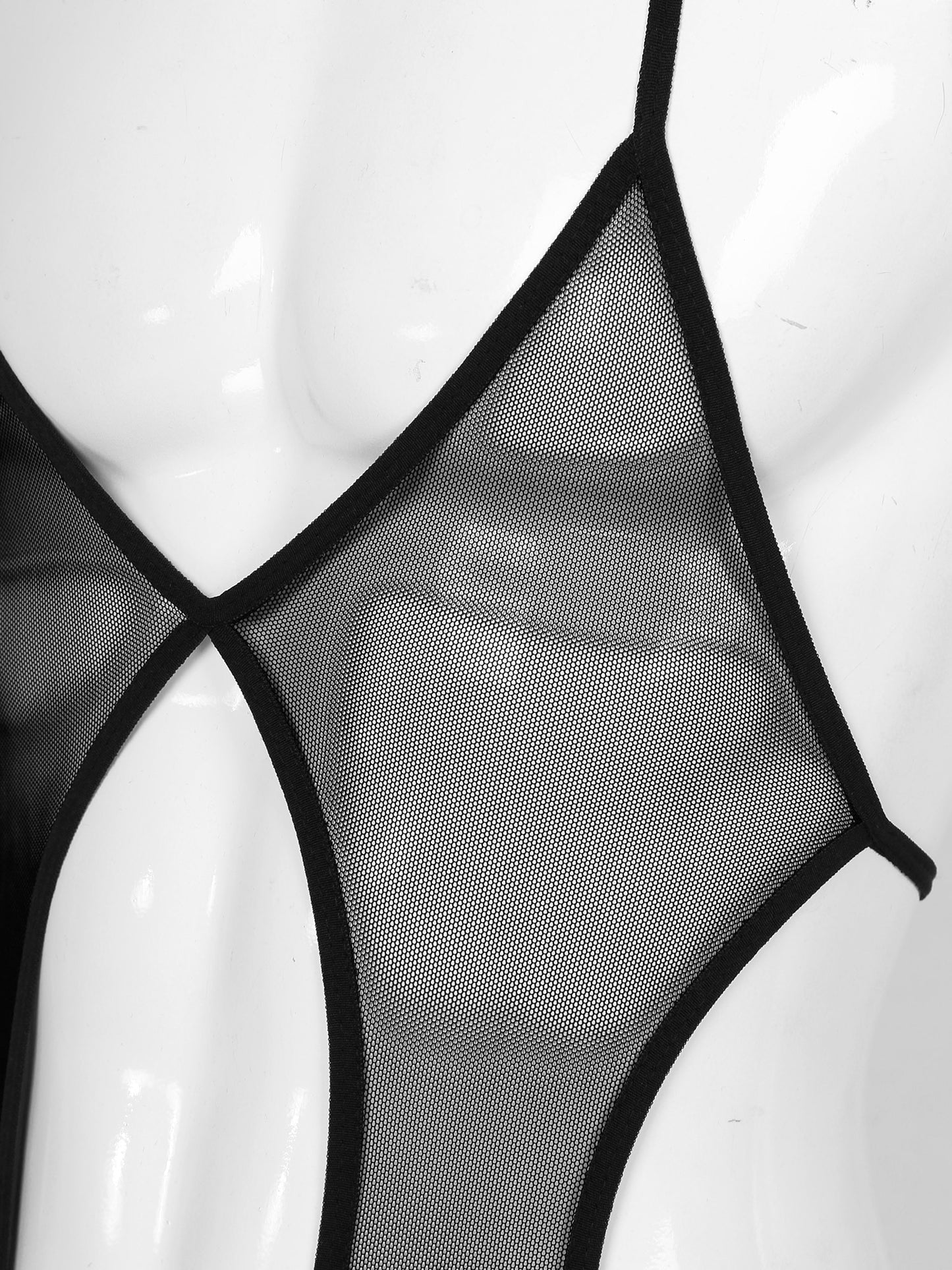 See-through Mesh Bodysuit: Seductive Lingerie for Sissy Role Play