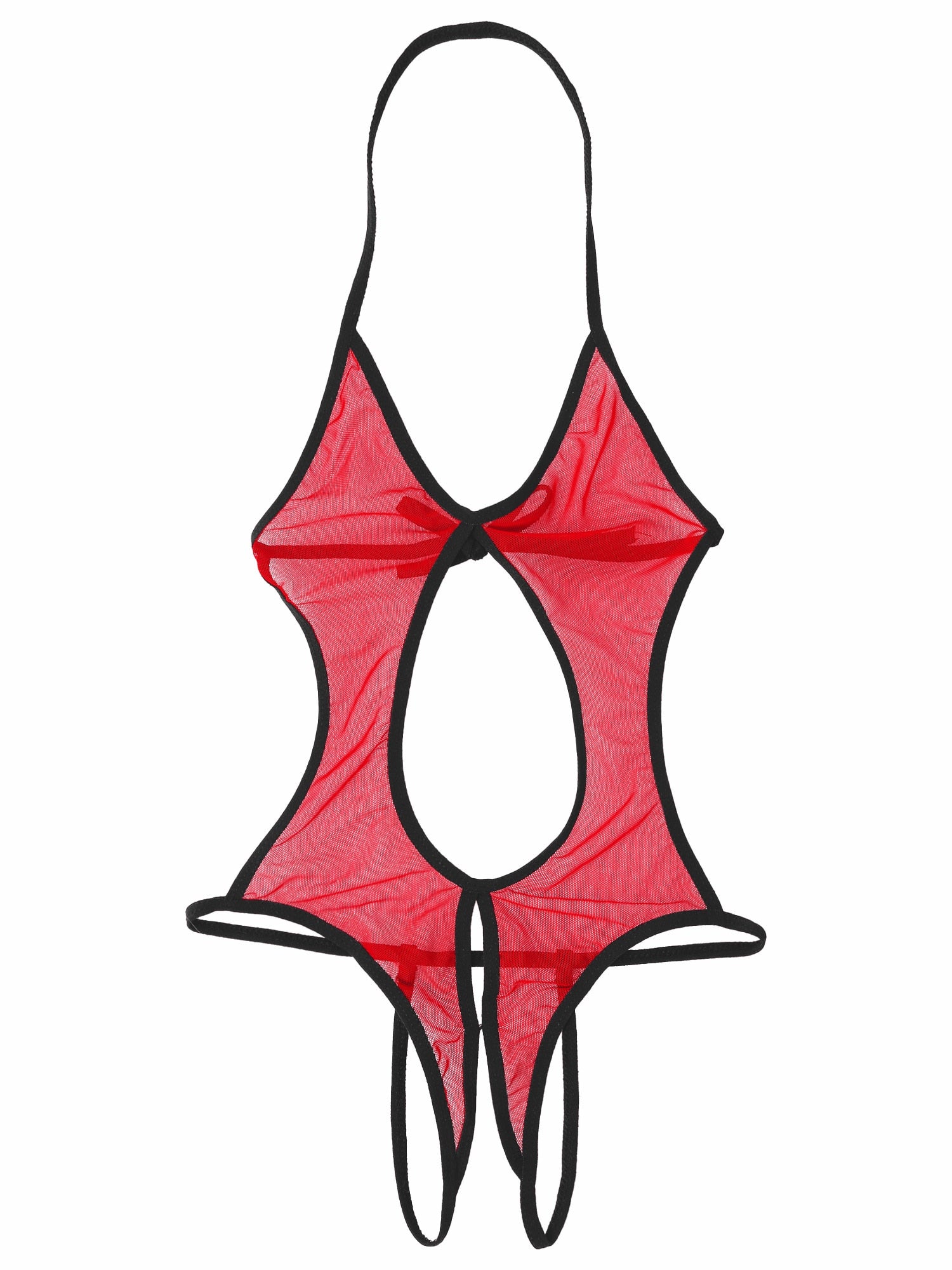 Sheer Mesh Catsuit for Crossdressers - Image 53