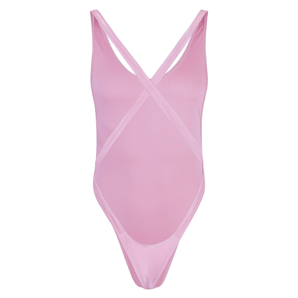 Criss-Cross Bodysuit for Crossdressers - Image 15