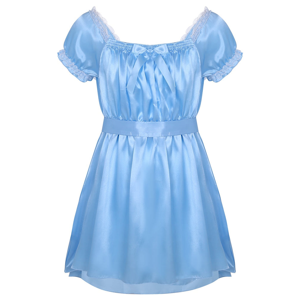 Satin Nightdress for Crossdressers - Image 22