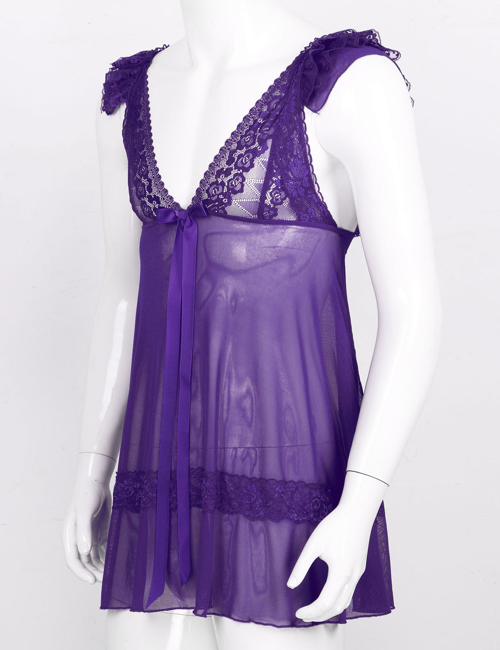 Lace Babydoll Dress for Crossdressers - Style 2 - Image 10
