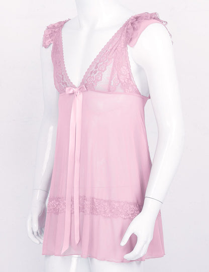 Low-cut Sissy Lingerie: Seductive Nightwear for Crossdressers