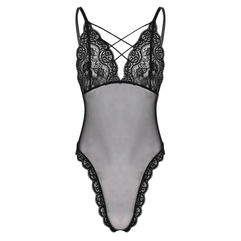 Satin Bodysuit for Crossdressers - Style 2 - Image 12