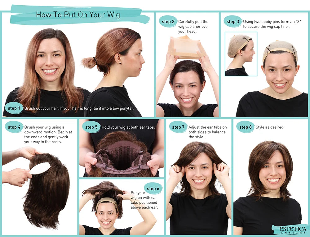 Short Black Wavy Bob Wig with Bangs for Crossdressers
