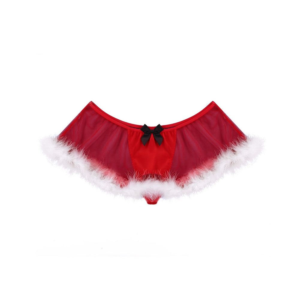 Festive Feminine Lingerie Set for Crossdressers - Image 6