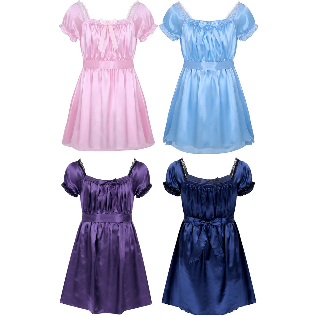 Satin Nightdress for Crossdressers - Image 12