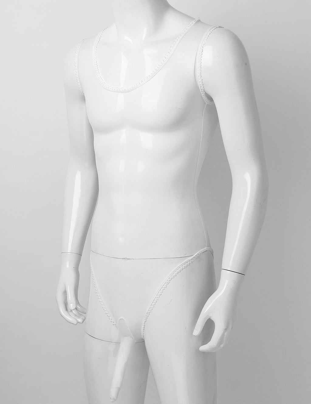 Lace Bodysuit for Crossdressers - Style 4 - Image 30