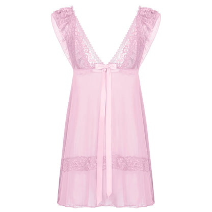 Low-cut Sissy Lingerie: Seductive Nightwear for Crossdressers