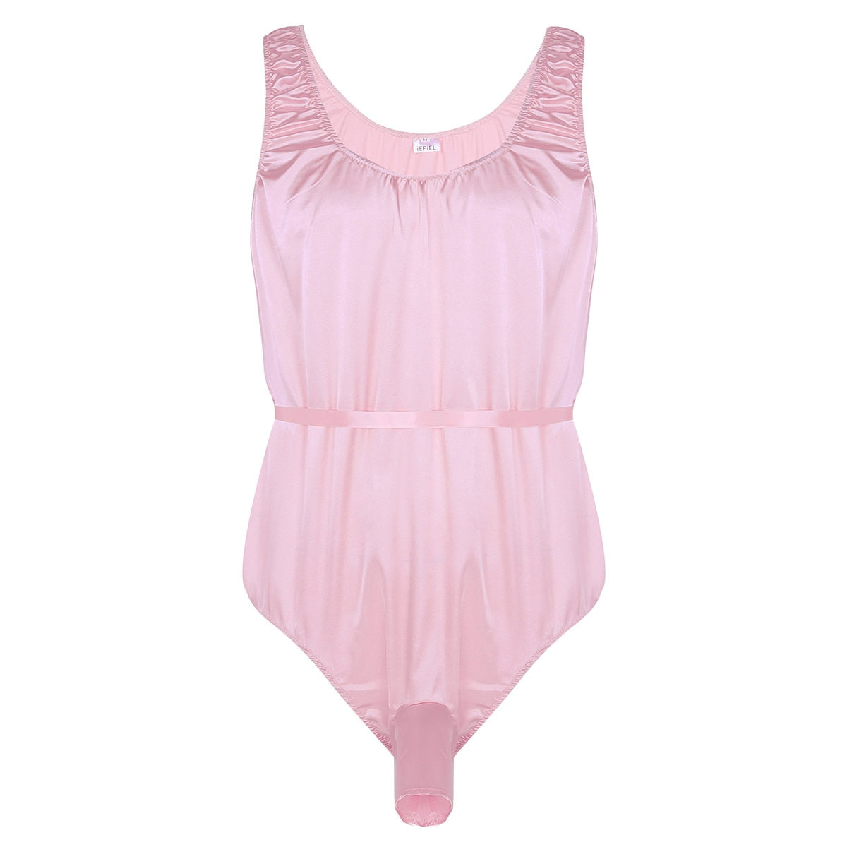 Satin Bodysuit for Crossdressers - Style 7 - Image 36