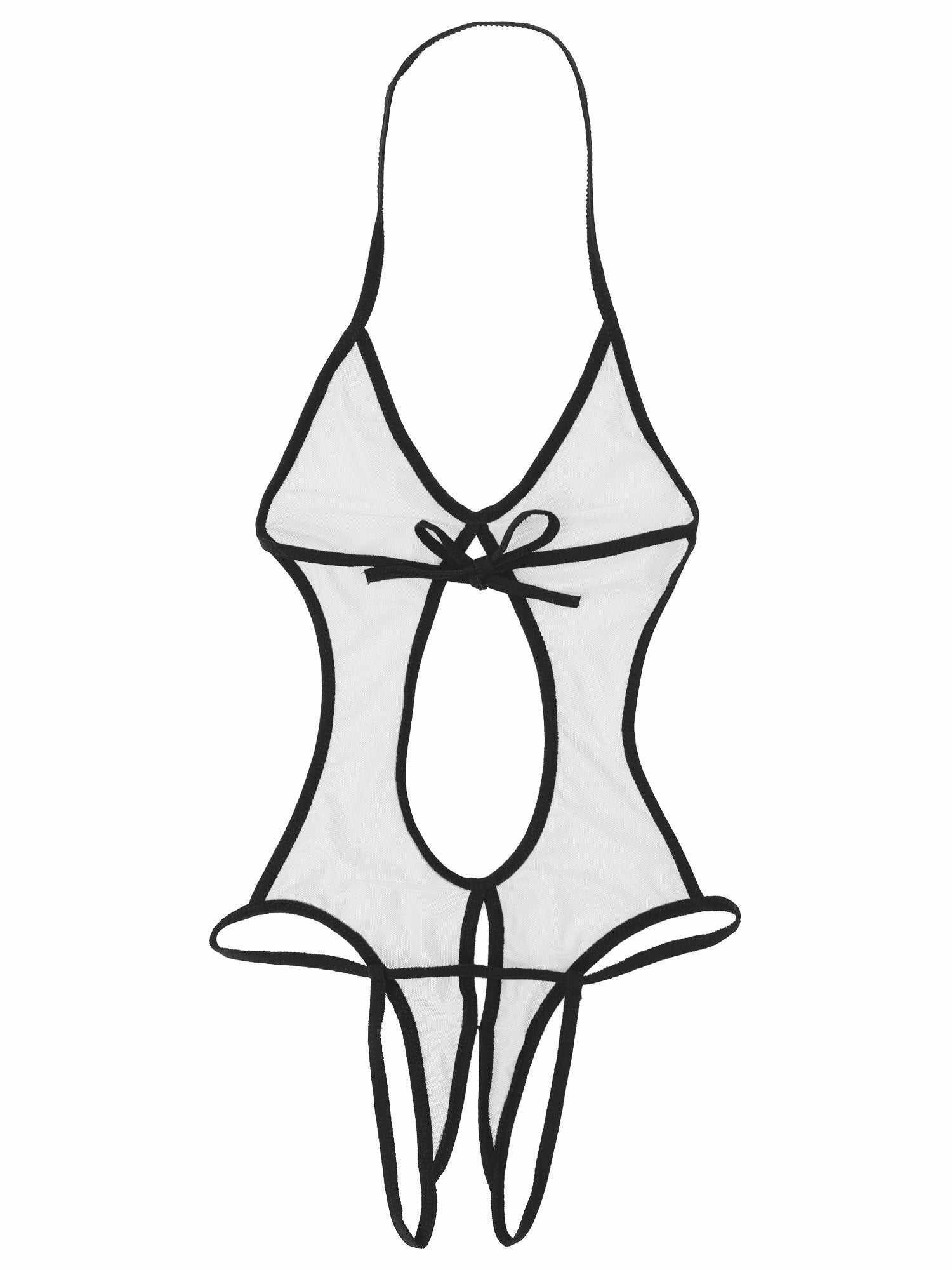 Sheer Mesh Catsuit for Crossdressers - Image 6