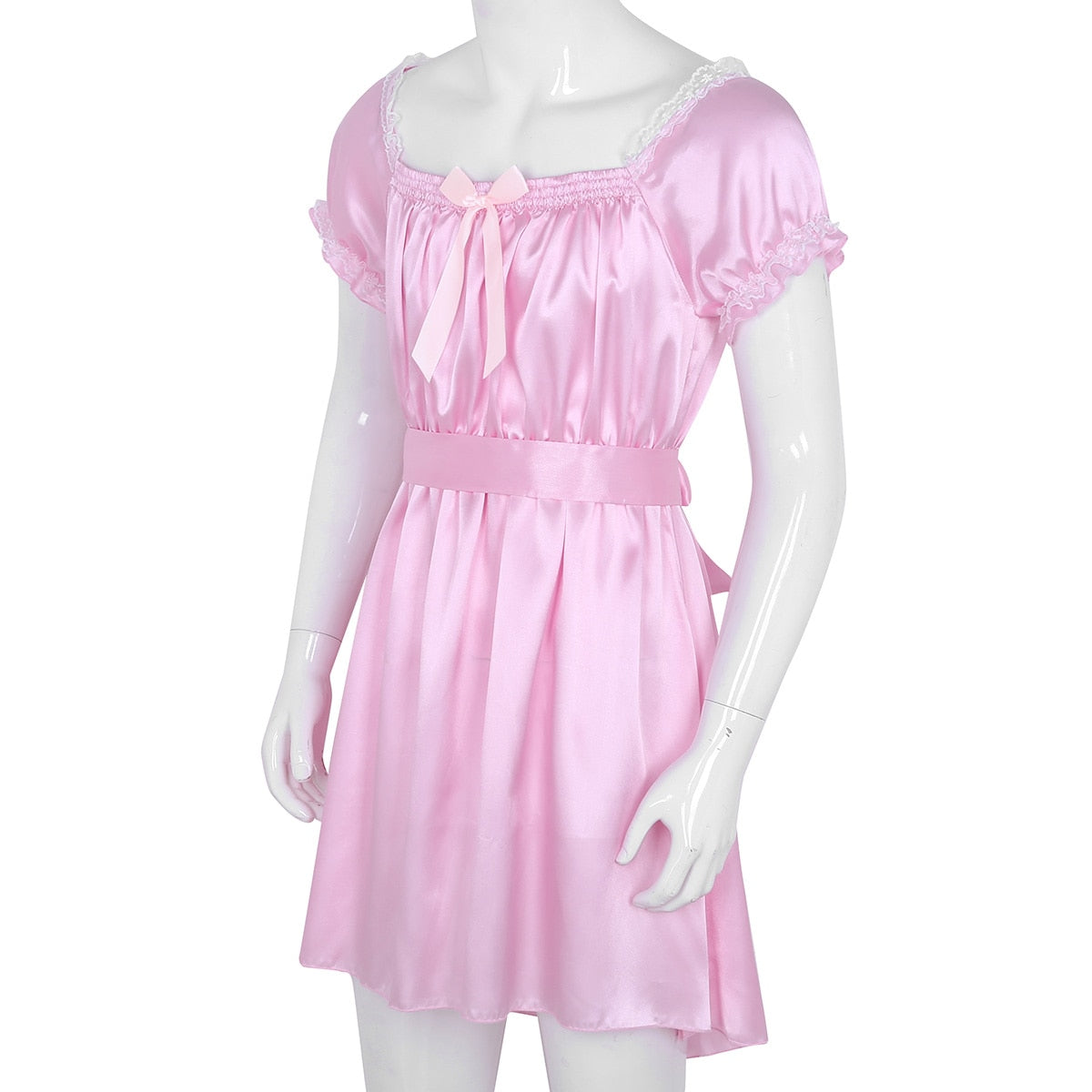 Satin Bodysuit for Crossdressers - Style 6 - Image 10