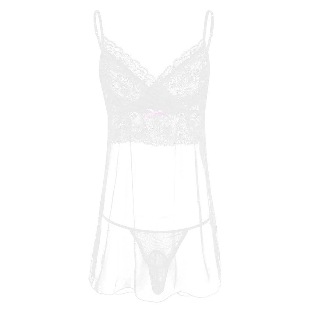 Lace Lingerie Set for Crossdressers - Style 4 - Image 2