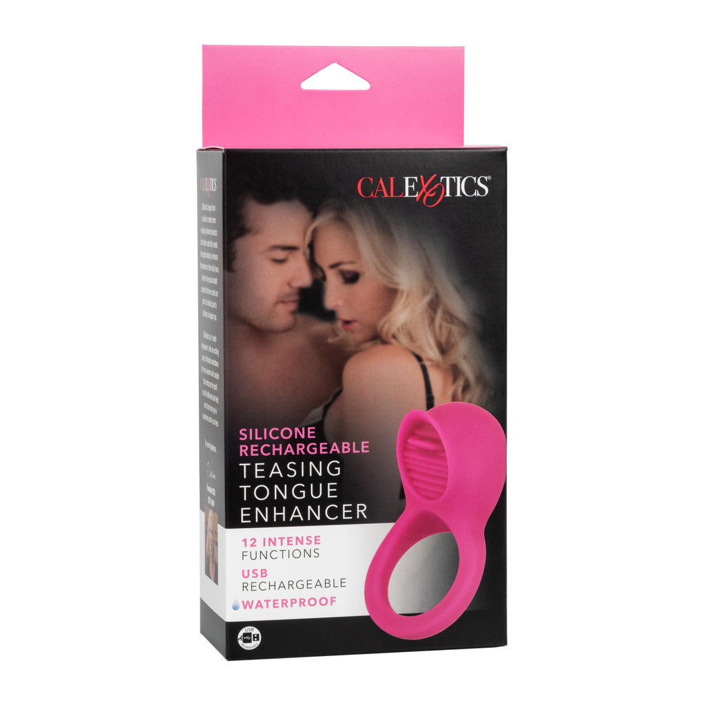 Pinky - Tongue Teaser Couple's Vibrating Ring - Image 8