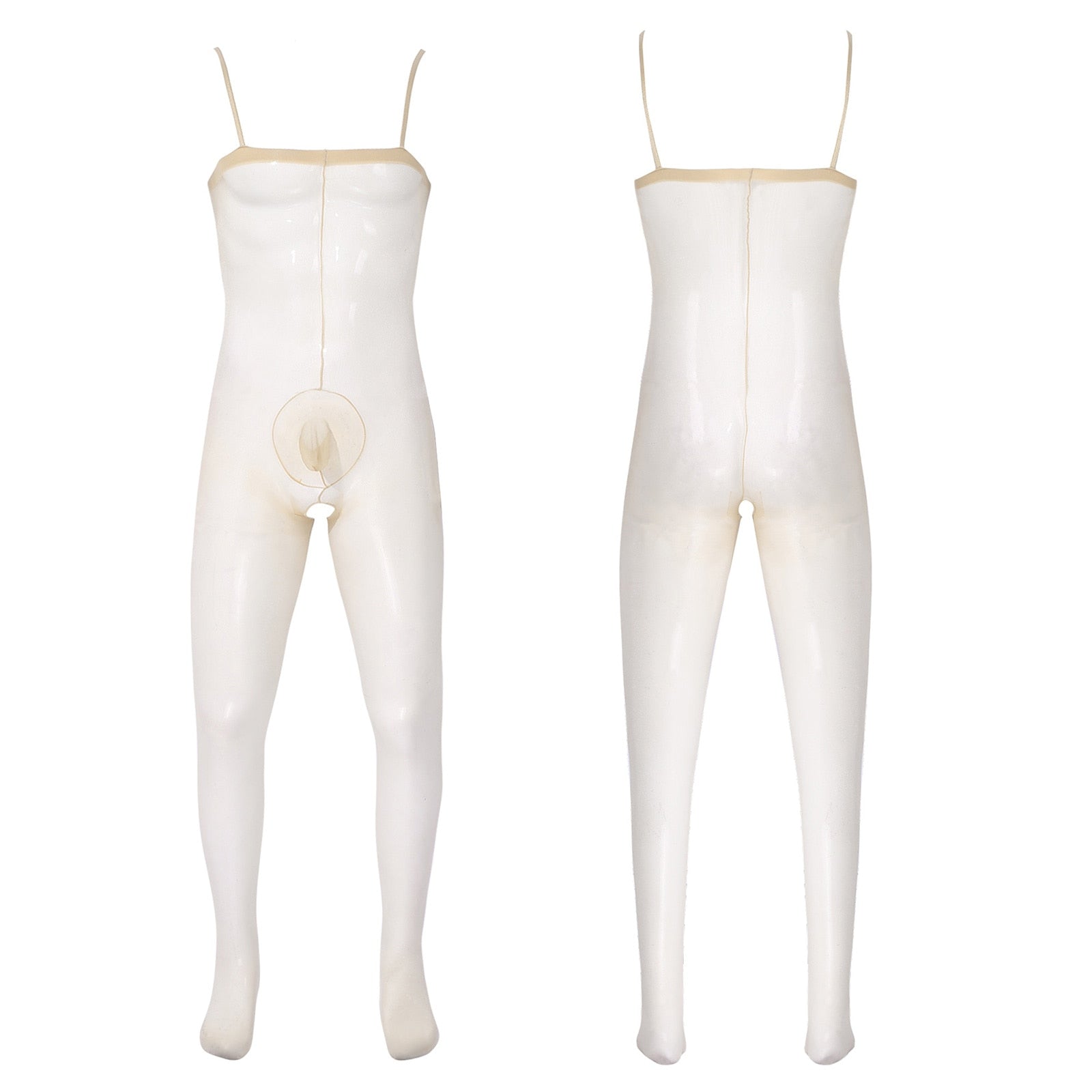 Festive Deep V Bodysuit for Crossdressers - Style 4 - Image 8