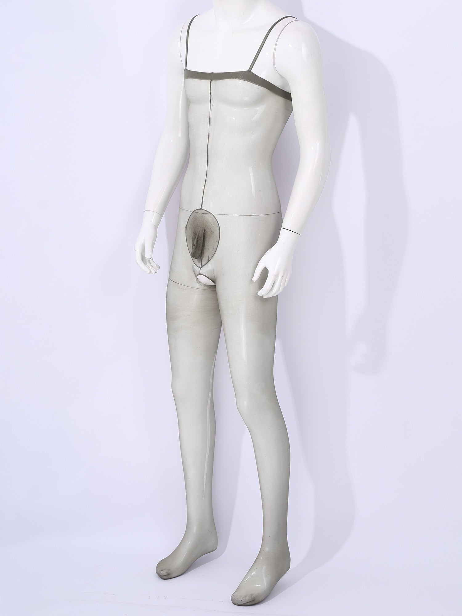 Festive Deep V Bodysuit for Crossdressers - Style 4 - Image 3