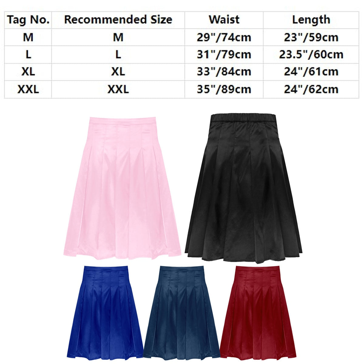 Satin Mini Skirt for Crossdressers - Style 2 - Image 3