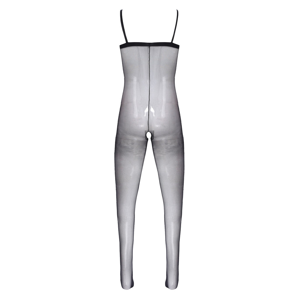 Festive Deep V Bodysuit for Crossdressers - Image 10
