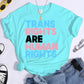 Trans Rights Are Human Rights T-Shirt - LGBT Pride Parade Tee | Gay & Transgender Apparel for Pride Month | Streetwear & Personality Tops