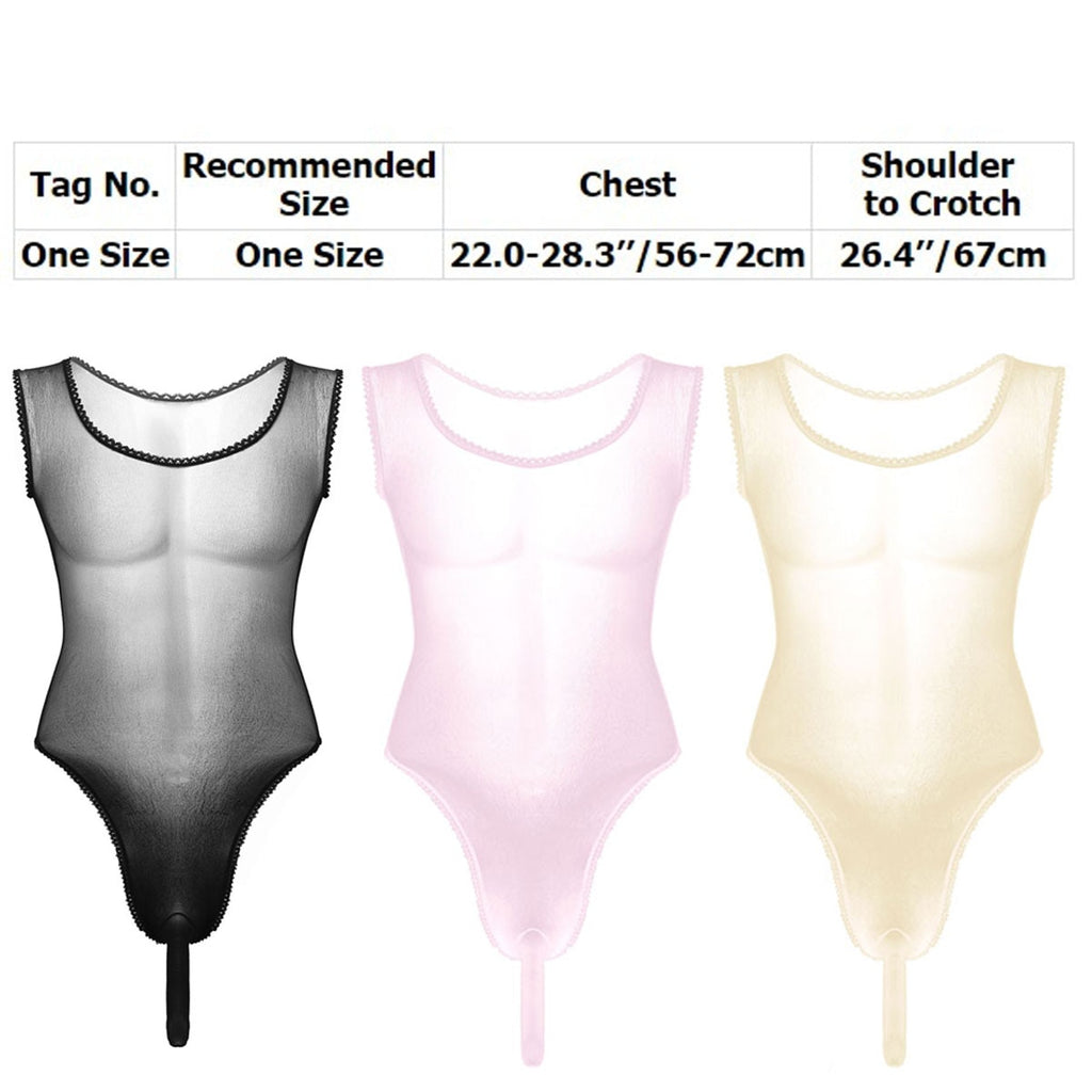 Satin Bodysuit for Crossdressers - Style 8 - Image 5