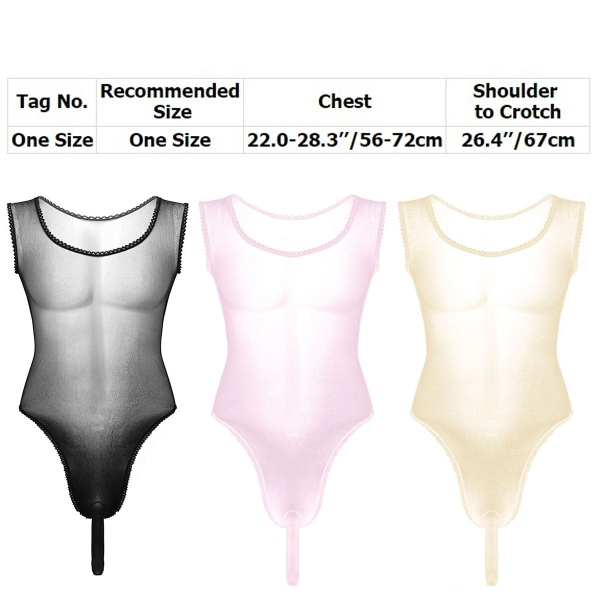 Satin Bodysuit for Crossdressers - Style 3 - Image 21
