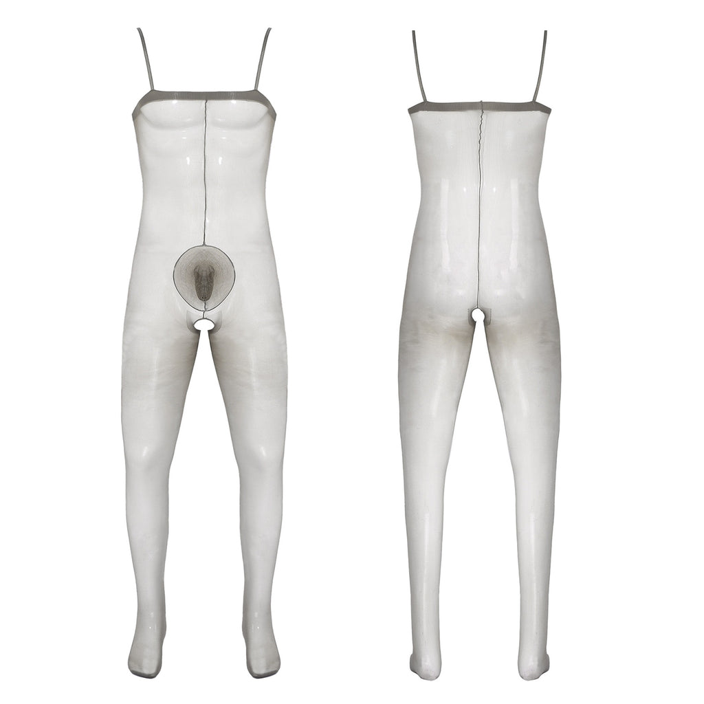 Festive Deep V Bodysuit for Crossdressers - Image 5
