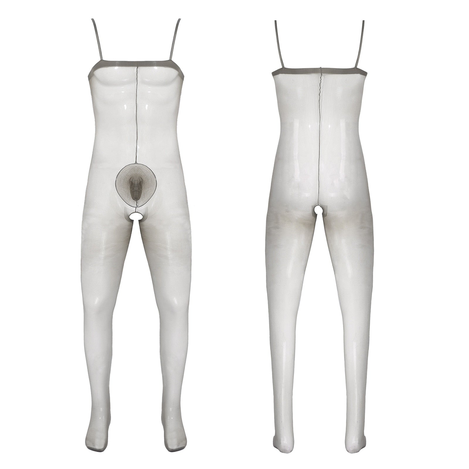 Festive Deep V Bodysuit for Crossdressers - Style 4 - Image 14