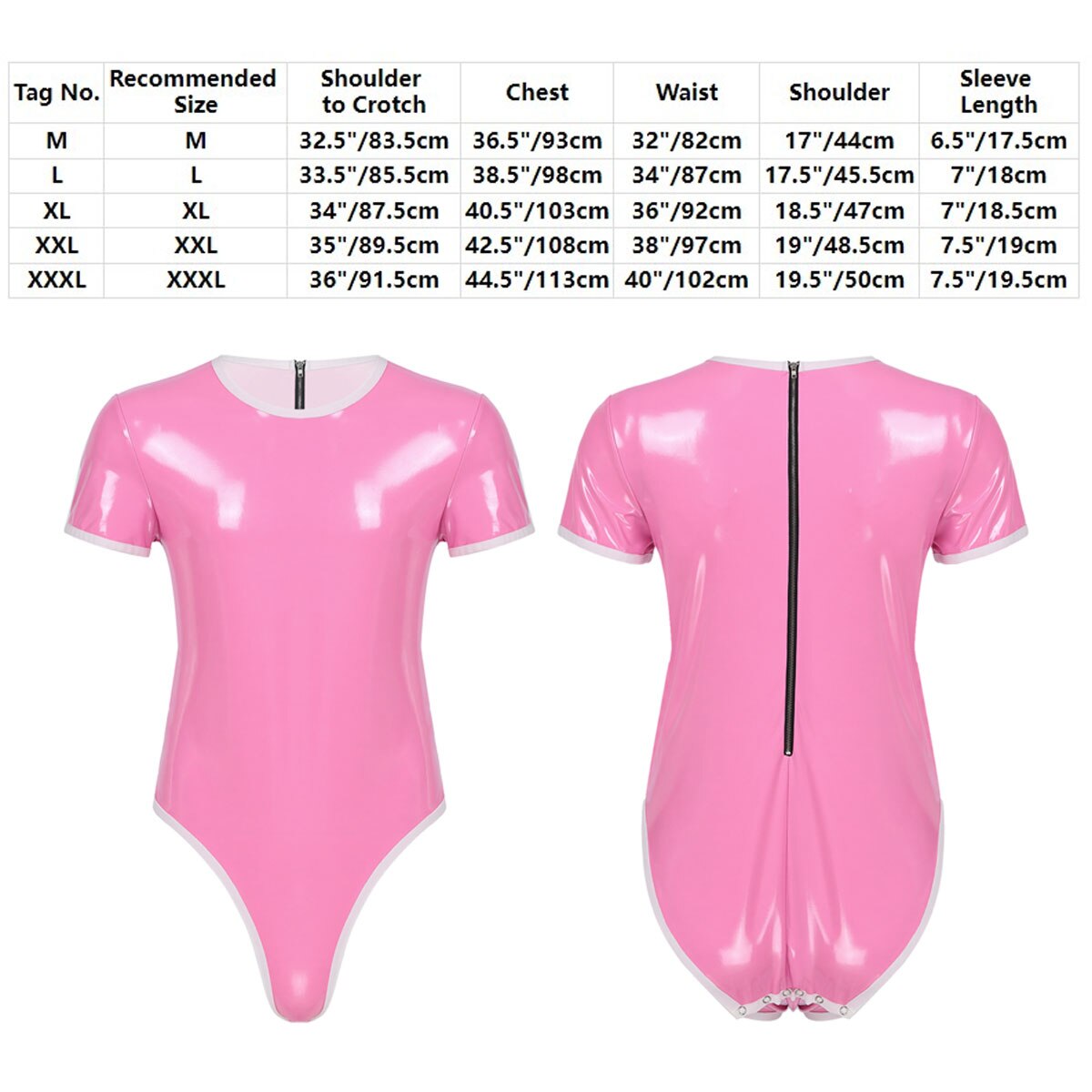 Patent-Look Bodysuit for Crossdressers - Image 3