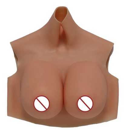 Silicone Half Body Breast Forms for Transgender Drag Queen - Various Cup Sizes