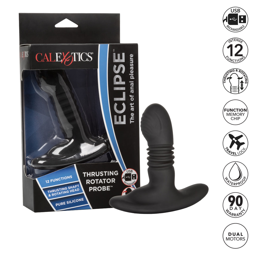 Eclipse - Thrusting Rotating Anal Massager - Image 7