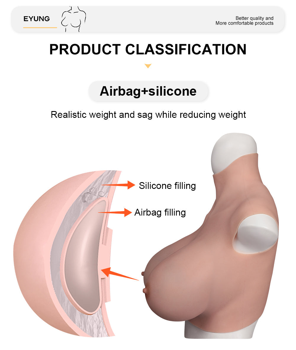 No-Oil Extended-Cup Silicone Breastplate - Image 6