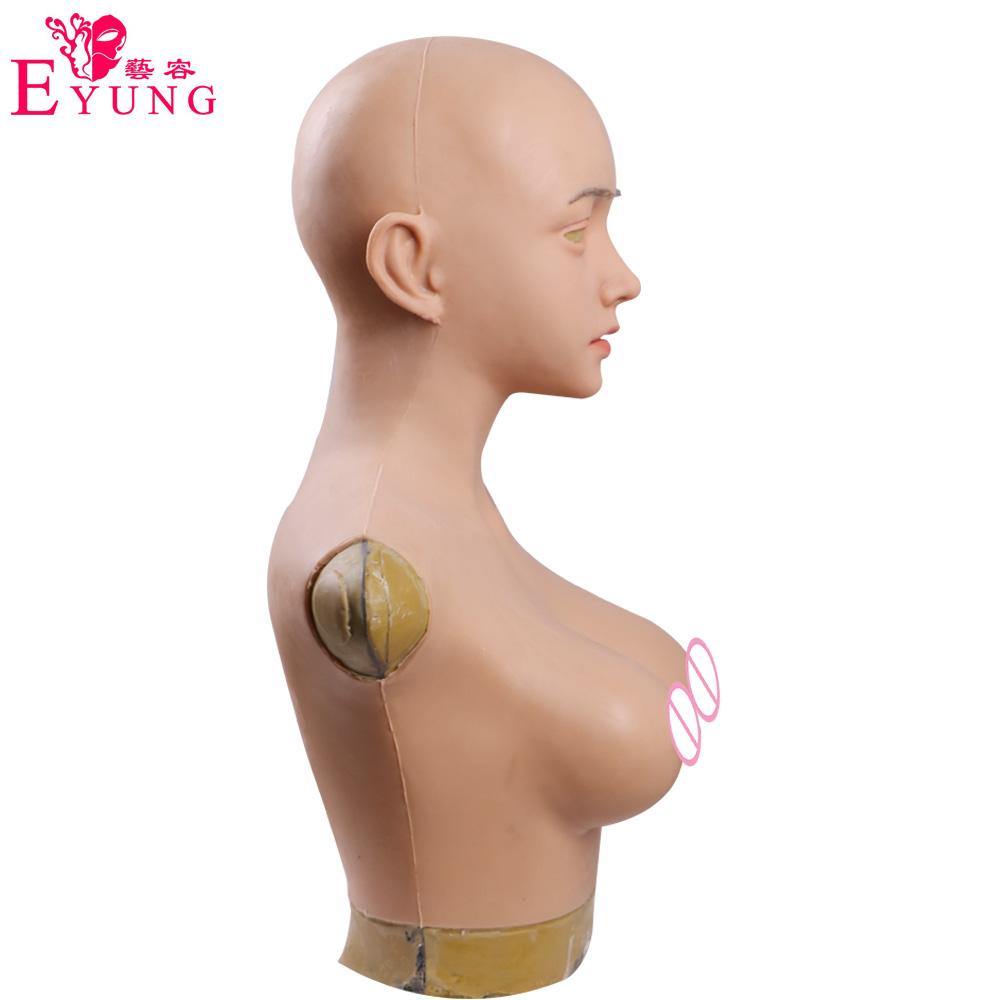 Full-Head Silicone Mask with Breast Forms - Image 5