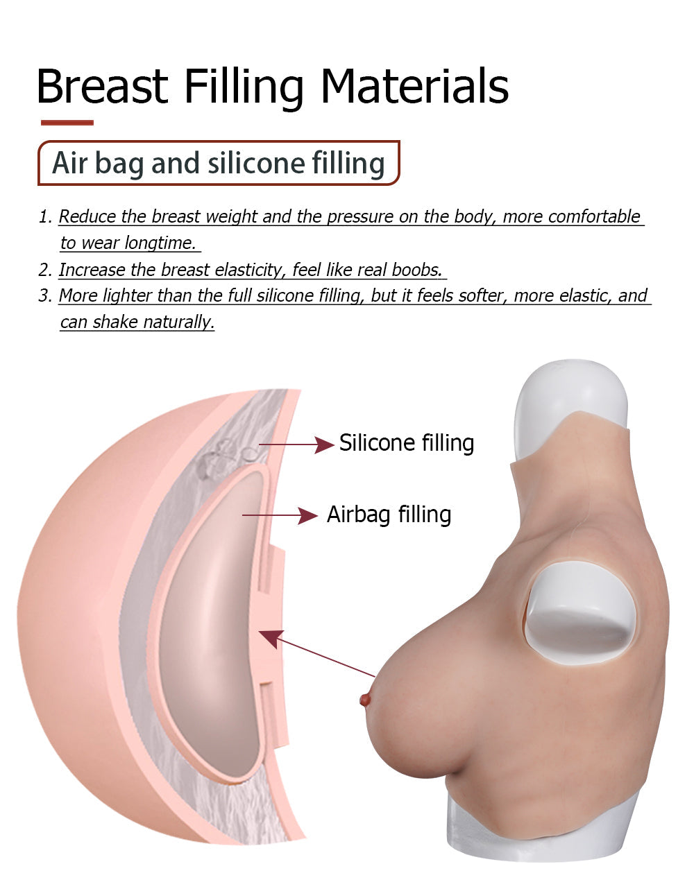 Extended-Cup Silicone Breastplate - Style 2 - Image 2