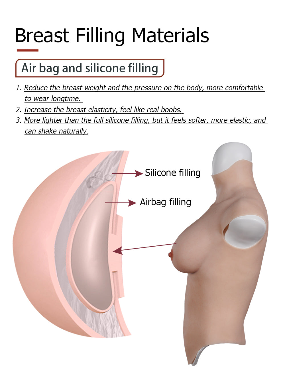Silicone Breastplate - Style 2 - Image 3