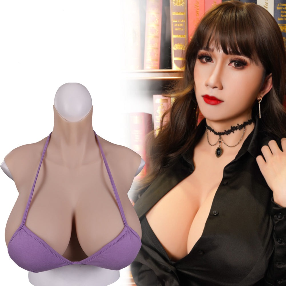 No-Oil Extended-Cup Silicone Breastplate - Style 4 - Image 1
