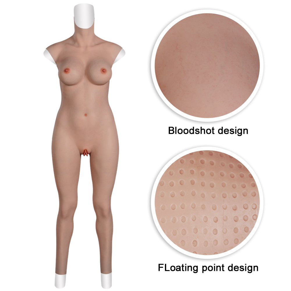Full Silicone Bodysuit with Breast Forms - Style 5 - Image 2