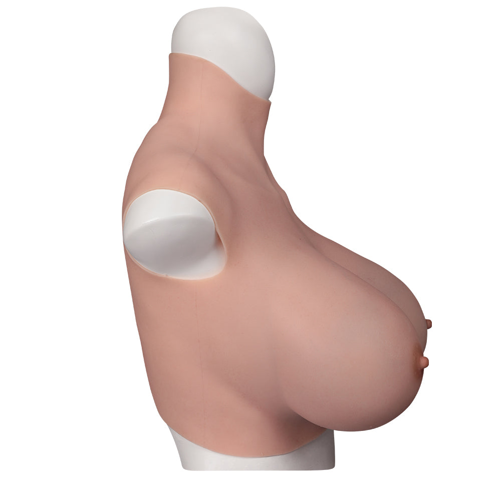 No-Oil Extended-Cup Silicone Breastplate - Image 8