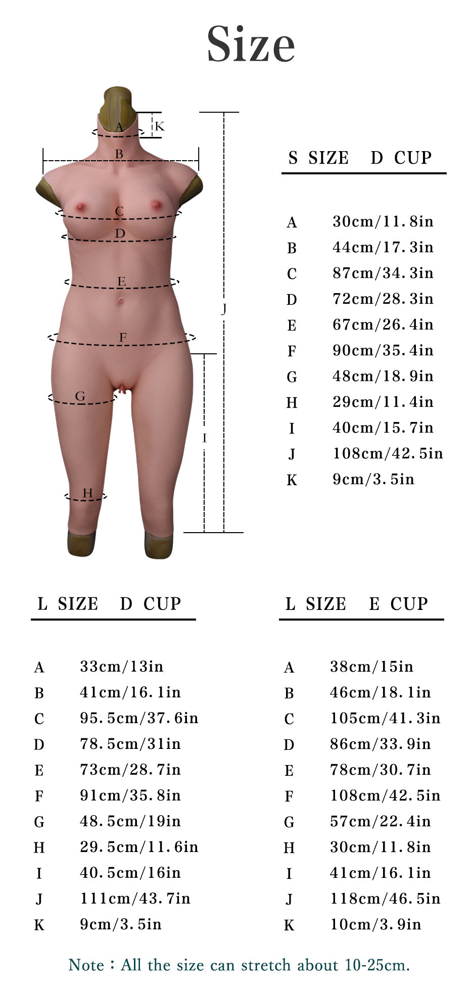 Silicone Gender-Expression Prosthetic - Style 4 - Image 5