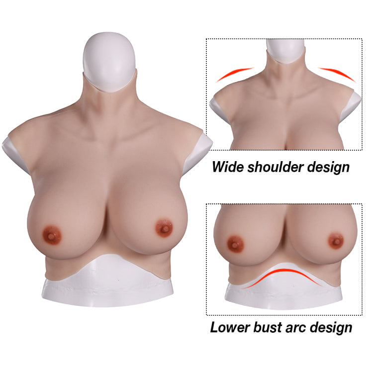 No-Oil Extended-Cup Silicone Breastplate - Style 4 - Image 4
