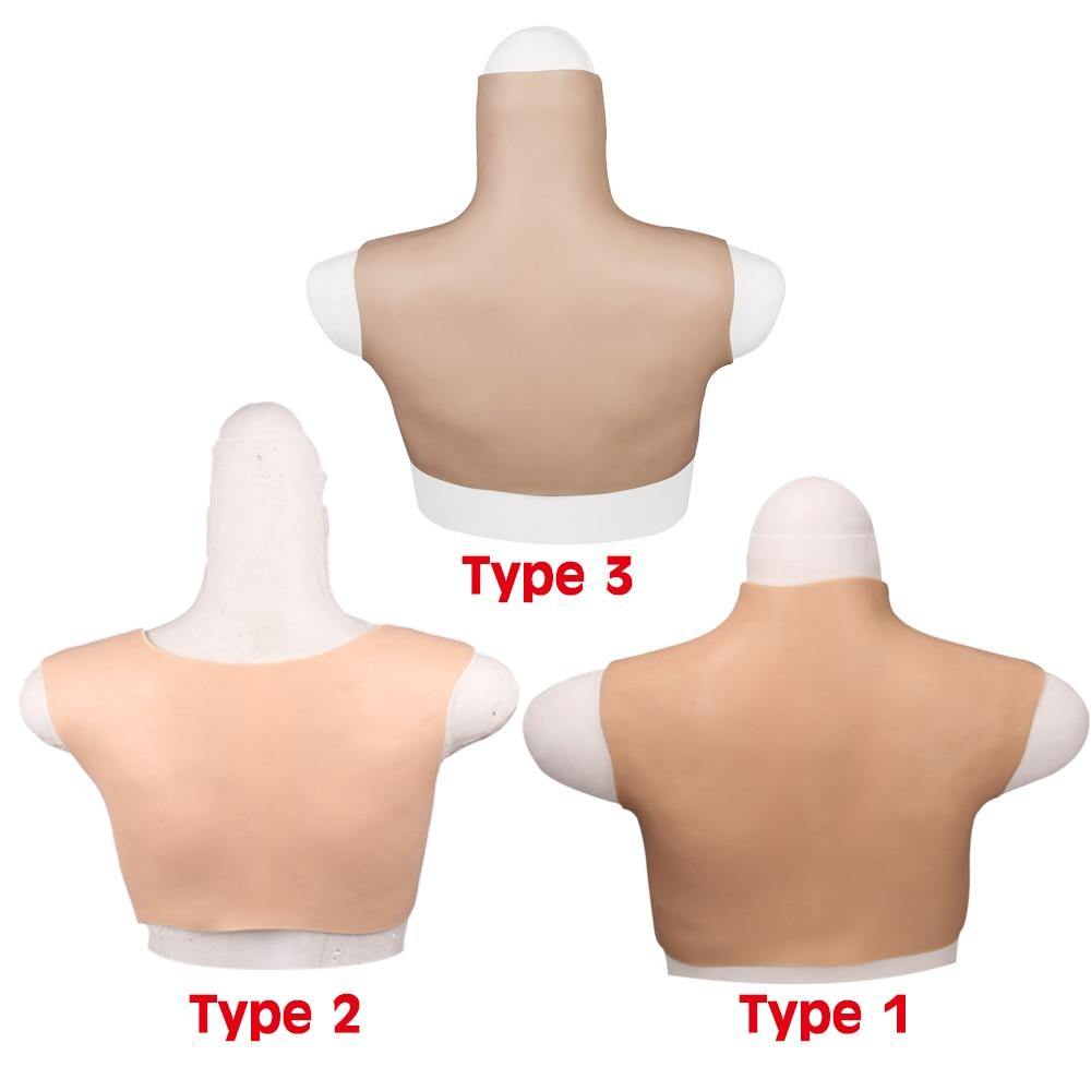 Half-Body Silicone Breastplate - Style 5 - Image 3