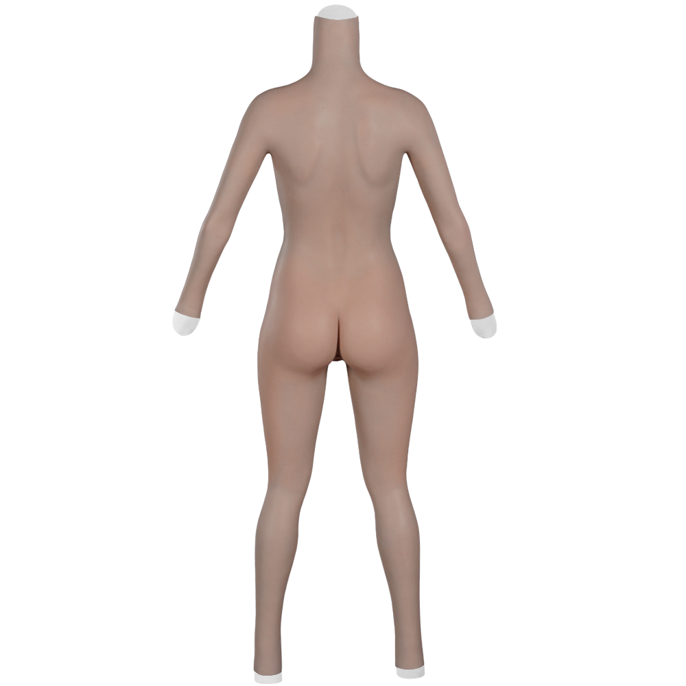 No-Oil Full Silicone Bodysuit with Breast Forms - Style 2 - Image 7