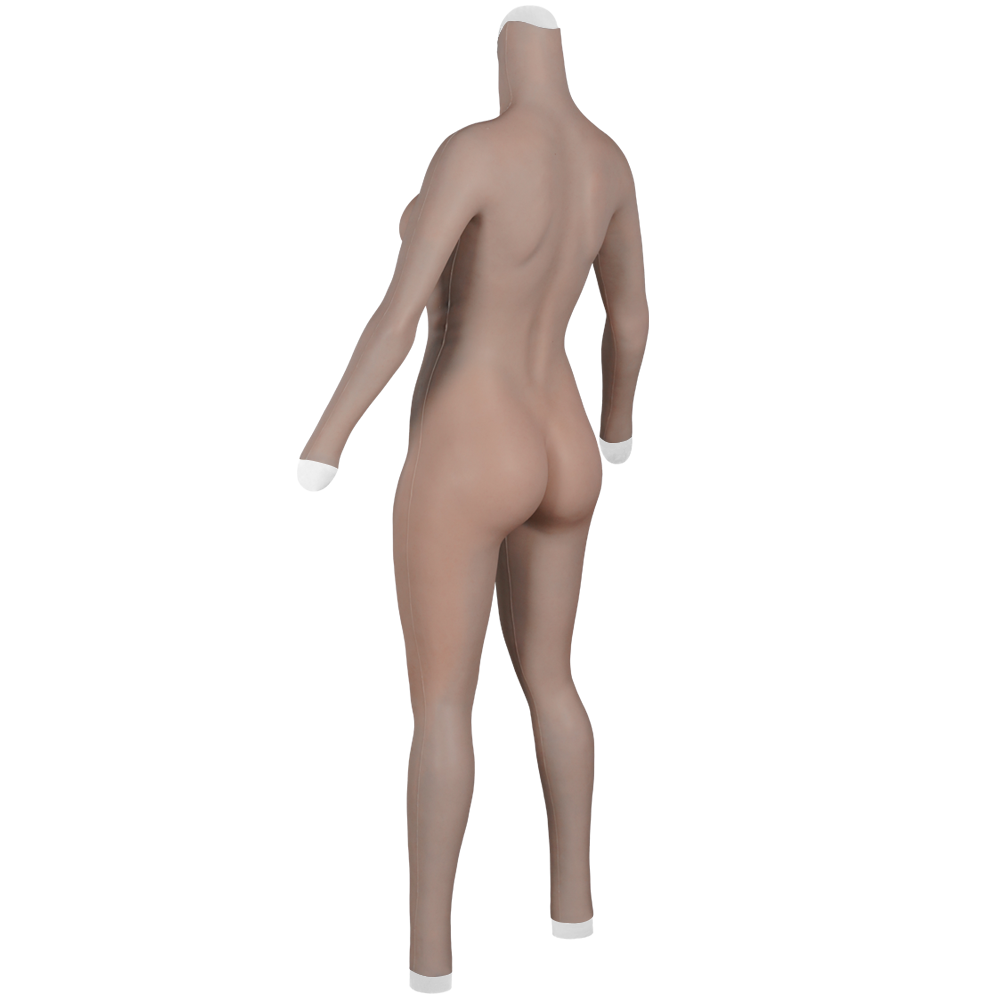 No-Oil Full Silicone Bodysuit with Breast Forms - Style 2 - Image 6